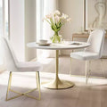 Well Woven Rachelle Velvety Soft Modern Accent Chairs With Metal Legs - Perfect for Vanity, Living Room,Office, Dining Room