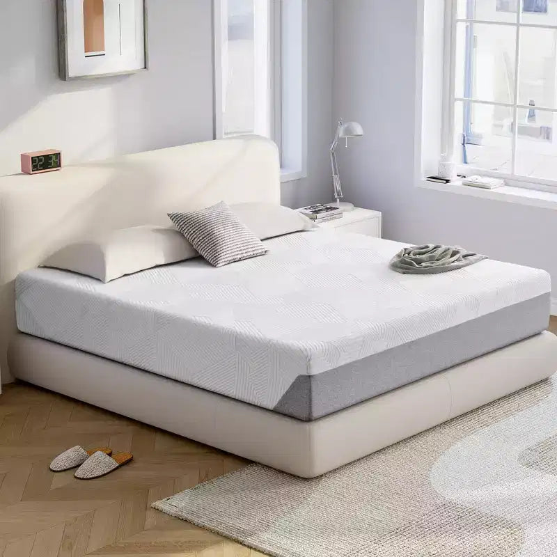 Materasso Wuleitex 10 pollici, materasso in memory foam, utilizzato per un sonno fresco notturno e materasso in schiuma a decompressione