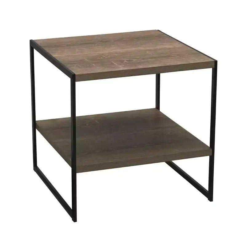 Household Essentials Jamestown Square End Table