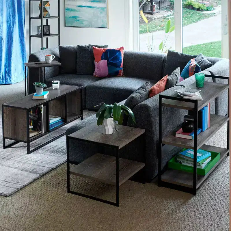Tavolino quadrato Jamestown di Household Essentials