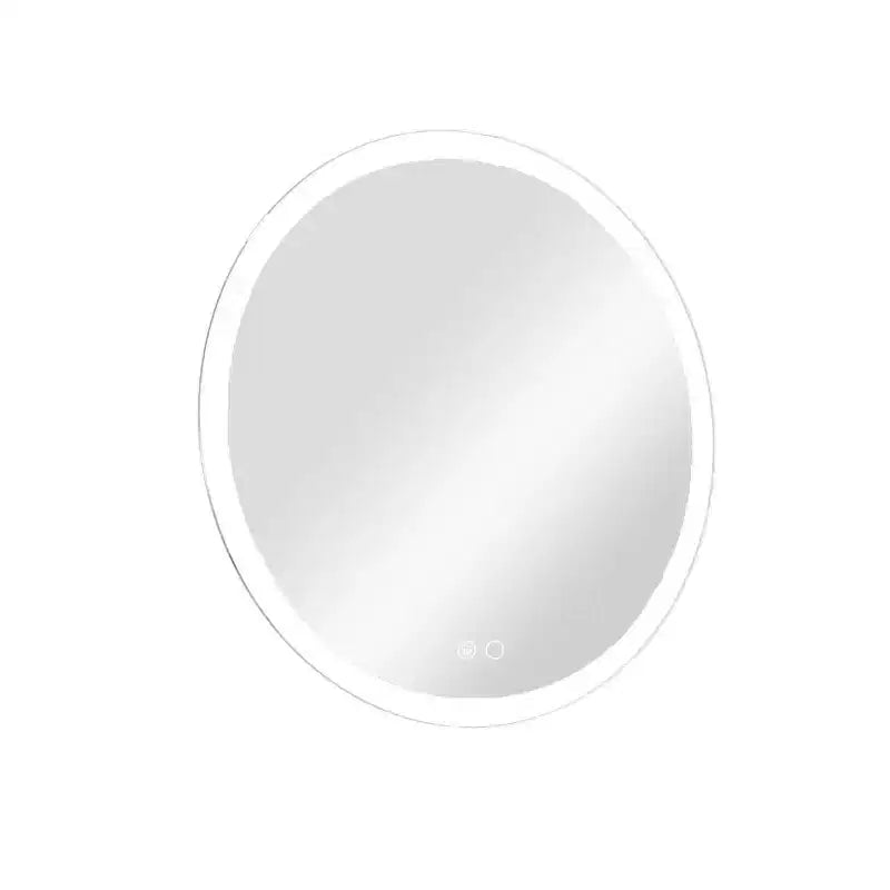 Specchio da bagno da parete rotondo a LED Keonjinn, 3 temperature di colore dimmerabili, anti-appannamento