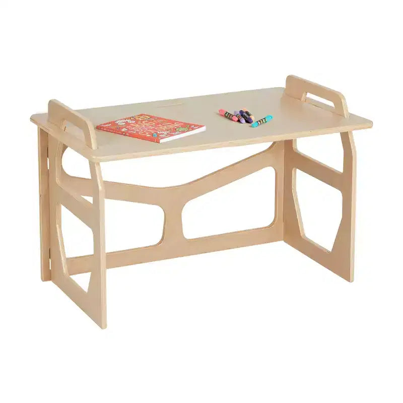 Scrivania per studenti in legno StudyStation ECR4Kids, mobili Montessori