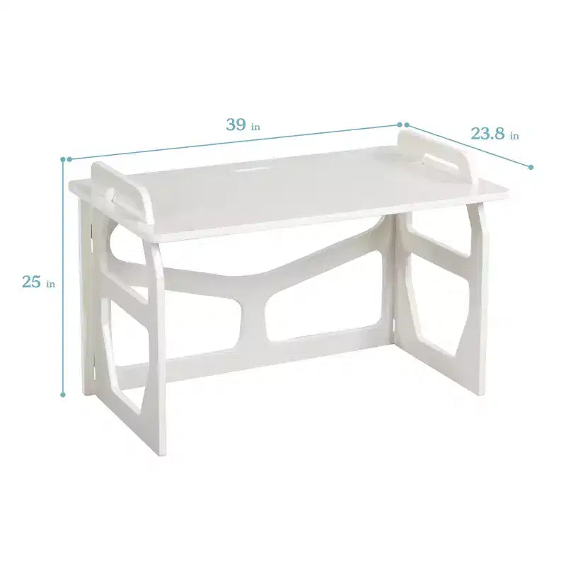 Scrivania per studenti in legno StudyStation ECR4Kids, mobili Montessori