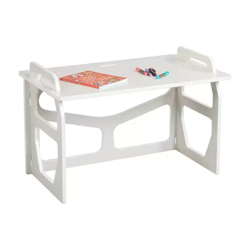 Scrivania per studenti in legno StudyStation ECR4Kids, mobili Montessori