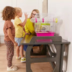 Scrivania per studenti in legno StudyStation ECR4Kids, mobili Montessori