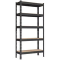 SONGMICS 5-Tier Storage Shelves, Garage Storage, Boltless Assembly, Adjustable Shelving Unit, Load 1929 lb, for Shed Warehouse Basement Kitchen