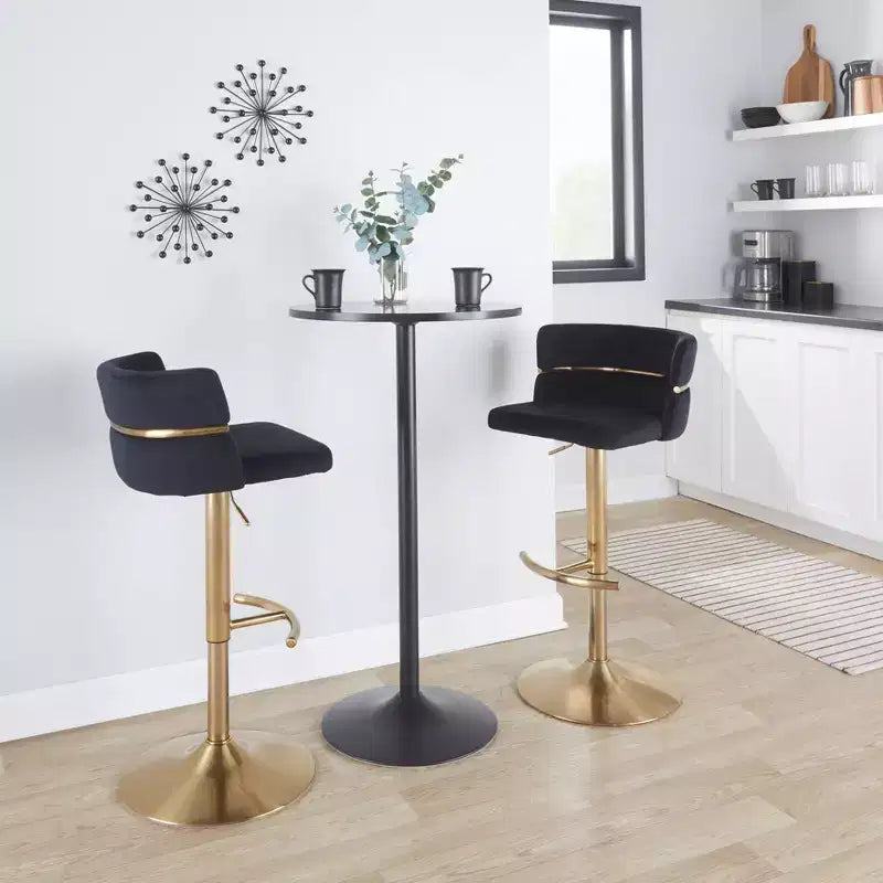 Set di 2 sgabelli da bar regolabili - LumiSource