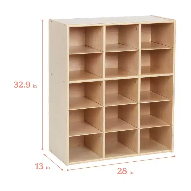 ECR4Kids Mobile Contenitore a 15 Scomparti Streamline, 5x3, Arredamento per Aula