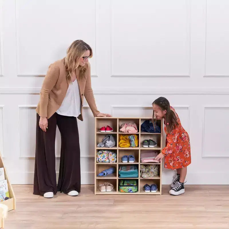 ECR4Kids Mobile Contenitore a 15 Scomparti Streamline, 5x3, Arredamento per Aula