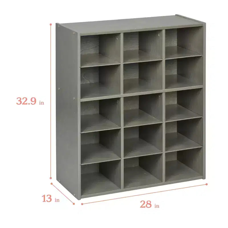 ECR4Kids Mobile Contenitore a 15 Scomparti Streamline, 5x3, Arredamento per Aula