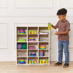 ECR4Kids Mobile Contenitore a 15 Scomparti Streamline, 5x3, Arredamento per Aula
