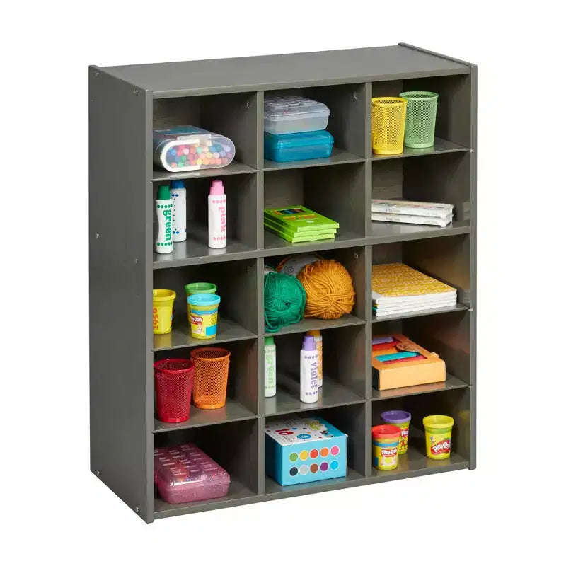 ECR4Kids Mobile Contenitore a 15 Scomparti Streamline, 5x3, Arredamento per Aula