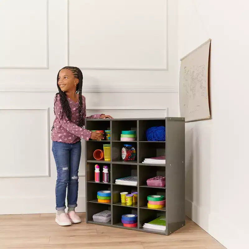 ECR4Kids Mobile Contenitore a 15 Scomparti Streamline, 5x3, Arredamento per Aula