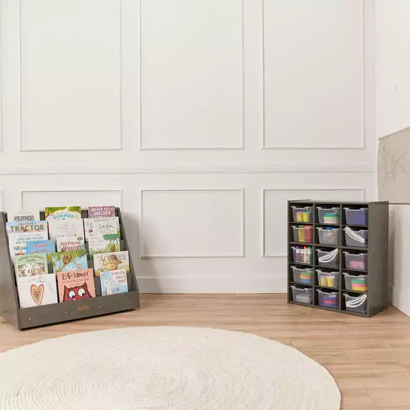 ECR4Kids Mobile Contenitore a 15 Scomparti Streamline, 5x3, Arredamento per Aula