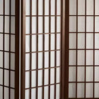 Paravento Shoji a 3 pannelli da 1,20 m di altezza