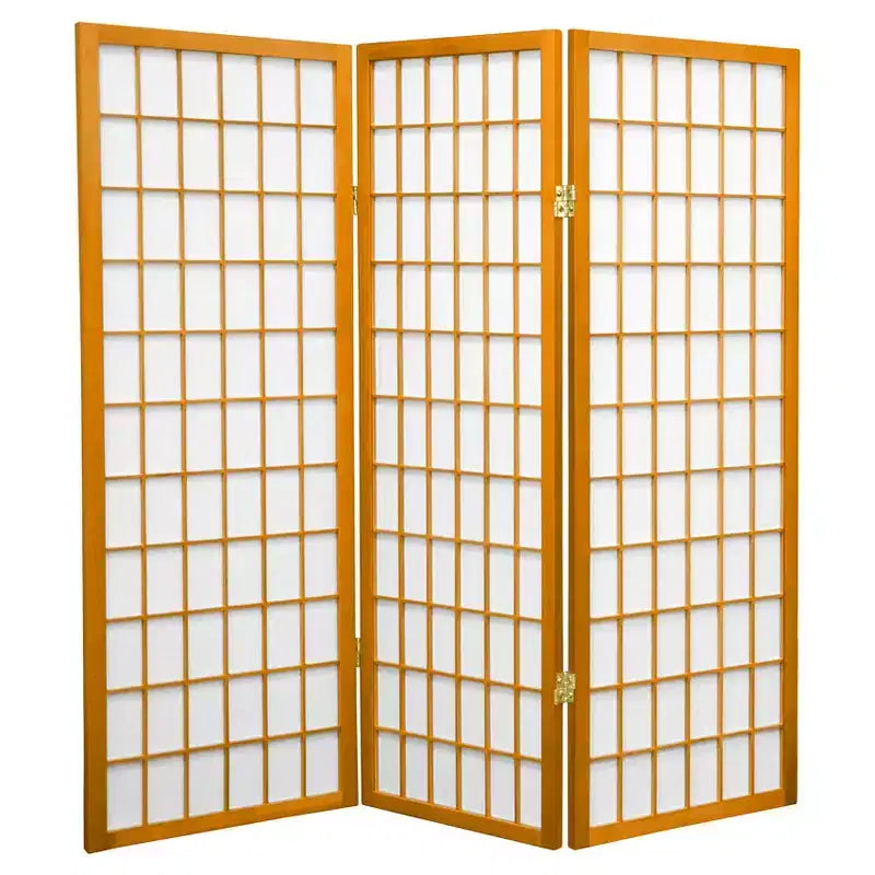 Paravento Shoji a 3 pannelli da 1,20 m di altezza