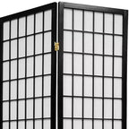 Paravento Shoji "Finestra" a 6 Pannelli, Alto 183 cm, di Oriental Furniture