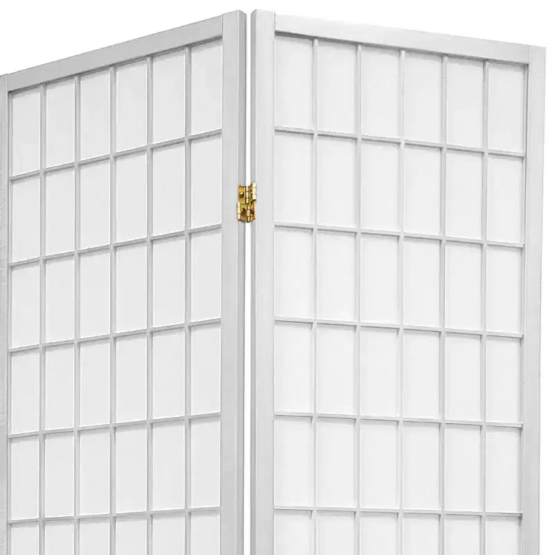Paravento Shoji "Finestra" a 6 Pannelli, Alto 183 cm, di Oriental Furniture