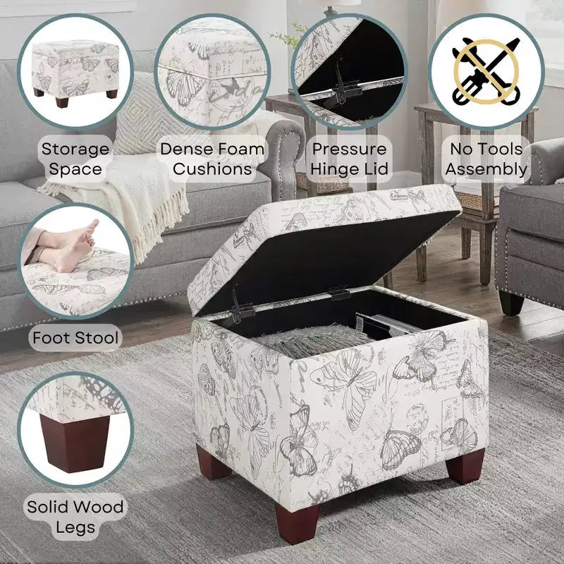 Pouf contenitore Breighton Home Madison