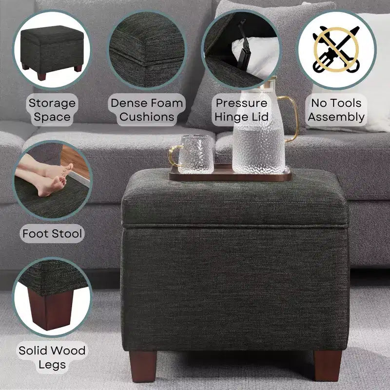 Pouf contenitore Breighton Home Madison