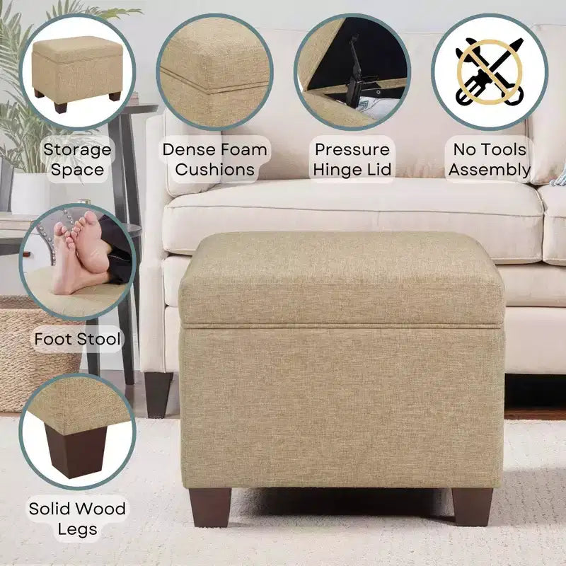 Pouf contenitore Breighton Home Madison