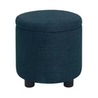 Breighton Home Designs4Comfort Pouf Contenitore Rotondo con Vassoio Reversibile