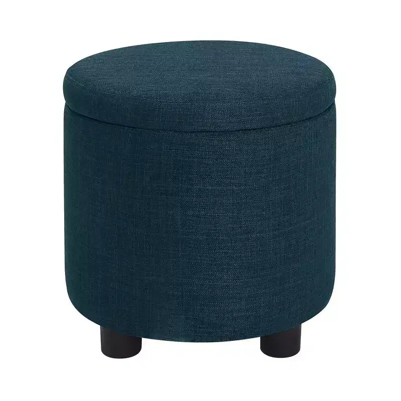 Breighton Home Designs4Comfort Pouf Contenitore Rotondo con Vassoio Reversibile