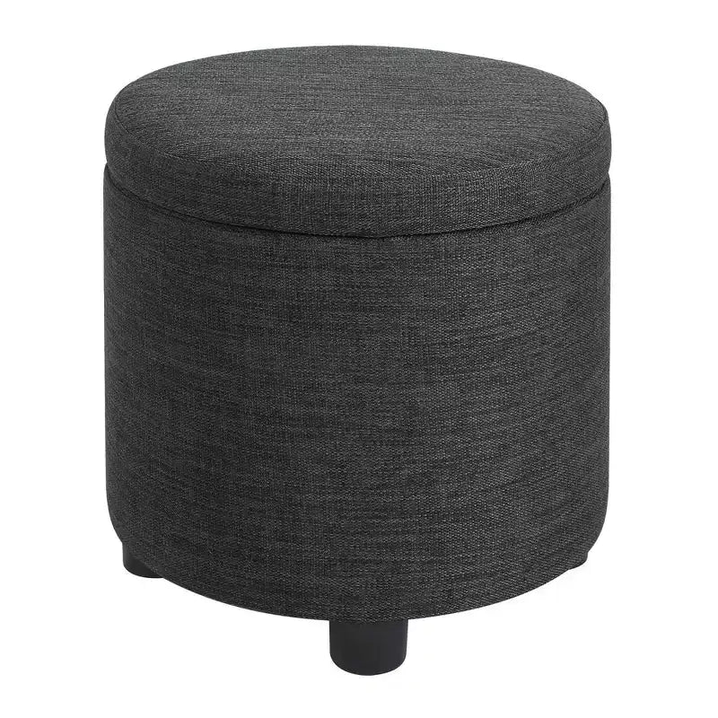 Breighton Home Designs4Comfort Pouf Contenitore Rotondo con Vassoio Reversibile