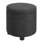Breighton Home Designs4Comfort Pouf Contenitore Rotondo con Vassoio Reversibile