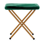 Flash Furniture Gwen 38 pollici, sedia a mezza luna pieghevole oversize portatile in pelliccia sintetica con poggiapiedi pieghevole per dormitorio e camera da letto