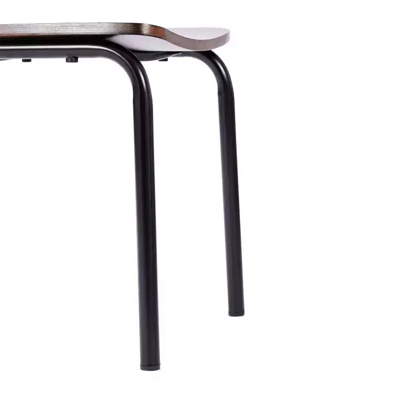 Flash Furniture Confezione da 2 Sedie da Pranzo Cyprus in Legno Massello di Grado Commerciale con Telaio in Metallo e Finitura Anticata