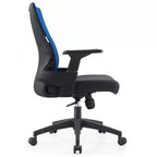 LeisureMod Brio Sedia da ufficio ergonomica in rete - Supporto lombare traspirante - Sedia da scrivania per computer girevole e reclinabile regolabile
