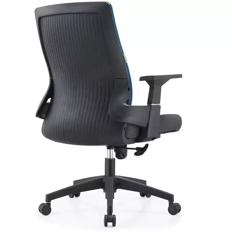 LeisureMod Brio Sedia da ufficio ergonomica in rete - Supporto lombare traspirante - Sedia da scrivania per computer girevole e reclinabile regolabile
