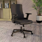 LeisureMod Brio Sedia da ufficio ergonomica in rete - Supporto lombare traspirante - Sedia da scrivania per computer girevole e reclinabile regolabile