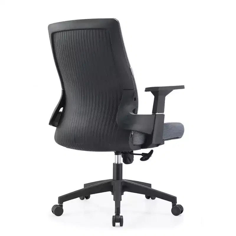 LeisureMod Brio Sedia da ufficio ergonomica in rete - Supporto lombare traspirante - Sedia da scrivania per computer girevole e reclinabile regolabile