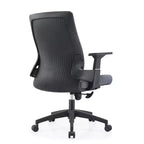 LeisureMod Brio Sedia da ufficio ergonomica in rete - Supporto lombare traspirante - Sedia da scrivania per computer girevole e reclinabile regolabile
