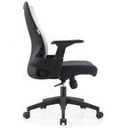 LeisureMod Brio Sedia da ufficio ergonomica in rete - Supporto lombare traspirante - Sedia da scrivania per computer girevole e reclinabile regolabile