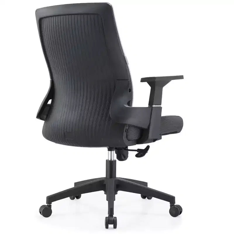 LeisureMod Brio Sedia da ufficio ergonomica in rete - Supporto lombare traspirante - Sedia da scrivania per computer girevole e reclinabile regolabile
