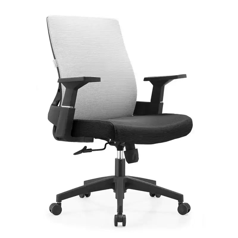 LeisureMod Brio Sedia da ufficio ergonomica in rete - Supporto lombare traspirante - Sedia da scrivania per computer girevole e reclinabile regolabile
