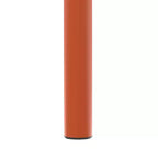 LeisureMod Tresse Sgabello da pranzo quadrato impilabile con piano in vimini, design leggero e durevole per uso in cucina, giardino, balcone, bar, terrazza o patio