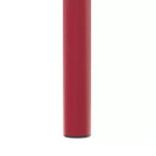 LeisureMod Tresse Sgabello da pranzo quadrato impilabile con piano in vimini, design leggero e durevole per uso in cucina, giardino, balcone, bar, terrazza o patio