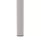 LeisureMod Tresse Sgabello da pranzo quadrato impilabile con piano in vimini, design leggero e durevole per uso in cucina, giardino, balcone, bar, terrazza o patio