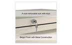 Classificatore laterale Alera, 5 cassetti per documenti formato Legal/Letter/A4/A5, Beige, 36 x 18,63 x 67,63