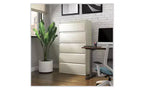 Classificatore laterale Alera, 5 cassetti per documenti formato Legal/Letter/A4/A5, Beige, 36 x 18,63 x 67,63