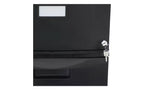 Classificatore mobile a due cassetti Storex, 2 cassetti per documenti formato legale/lettera, nero, 14,75 x 18,25 x 26