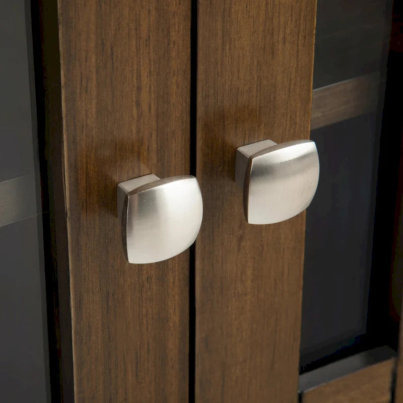 Armadio contenitore medio a 4 cassetti in legno massiccio, larghezza 94 cm, con ripiani regolabili