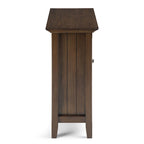 Armadio contenitore medio a 4 cassetti in legno massiccio, larghezza 94 cm, con ripiani regolabili