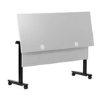Flash Furniture Palmer Tavolo per la Formazione Pieghevole a Nido d'Ape Robusto di Grado Commerciale con Gambe a T, Pannello per la Privacy, Piano del Tavolo e Struttura