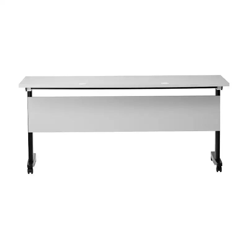 Flash Furniture Palmer Tavolo per la Formazione Pieghevole a Nido d'Ape Robusto di Grado Commerciale con Gambe a T, Pannello per la Privacy, Piano del Tavolo e Struttura