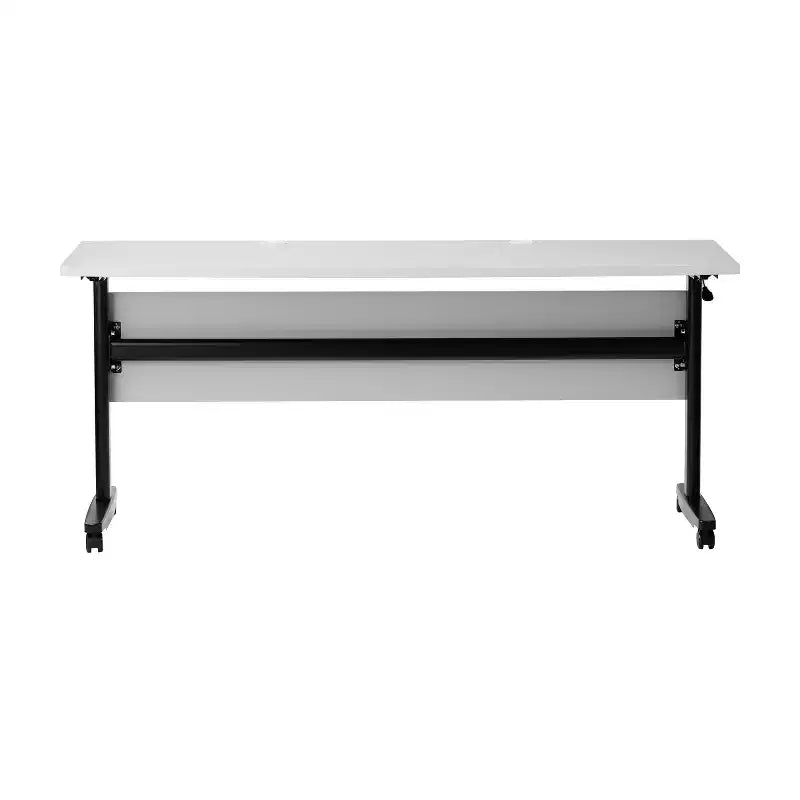 Flash Furniture Palmer Tavolo per la Formazione Pieghevole a Nido d'Ape Robusto di Grado Commerciale con Gambe a T, Pannello per la Privacy, Piano del Tavolo e Struttura